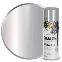Эмаль аэрозольная Лакра Metallic Эффект хром 318