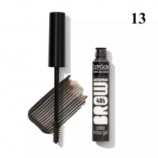 Эстрада Гель для бровей водостойкий  48h Waterproof Color Brow Gel 13 шатен