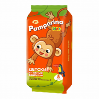 Влажные салфетки Pamperino №8 Kids детские с ромашкой и витамином Е mix