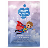 Шипучая соль д/ванн Детская д/настоящего Супергероя Happy Bubbles 100гр серия Ванна Красоты