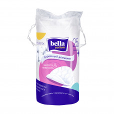 Белла ват.диски Cotton  25шт. тиснение, дорожная упаковка