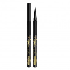 Подводка-фломастер для глаз LUXVISAGE VINYL LINE ultra black 24H waterproof , черная